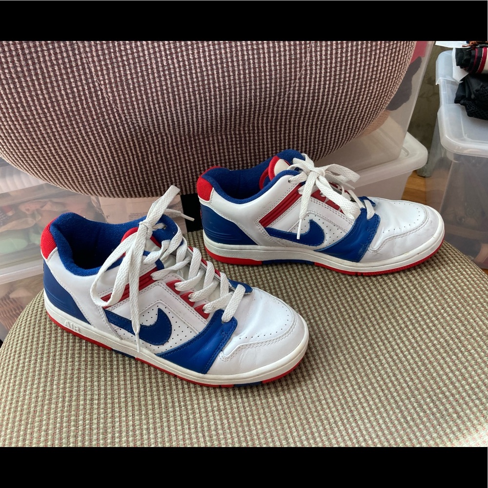 Red White and Blue! Nike Air Force 2 Athletic Shoes